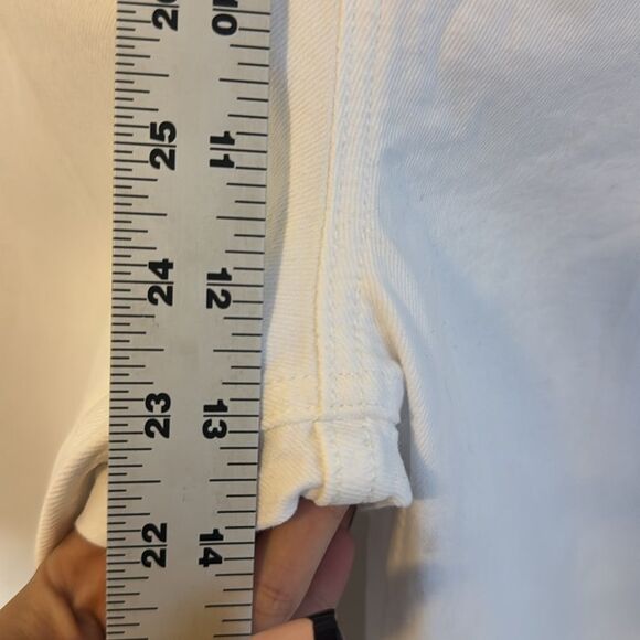 J Crew Wide-leg denim trouser in white Womens Size 27 - Picture 10 of 12